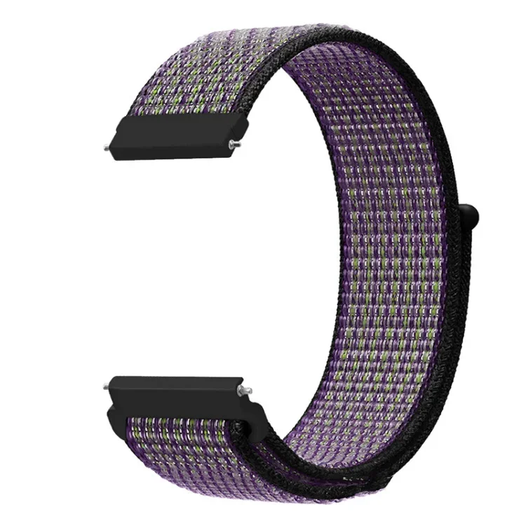 Verstelbare Nylon Sportband voor Smartwatch 20mm 22mm Ademend Polsband Sporthorloge Lichtgewicht Fitness | Sansoti