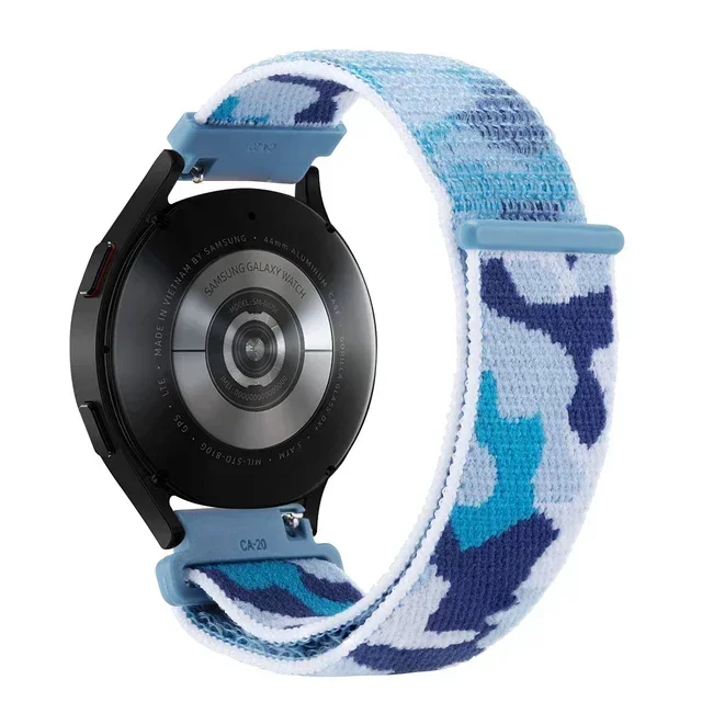 Verstelbare Nylon Sportband voor Smartwatch 20mm 22mm Ademend Polsband Sporthorloge Lichtgewicht Fitness | Sansoti