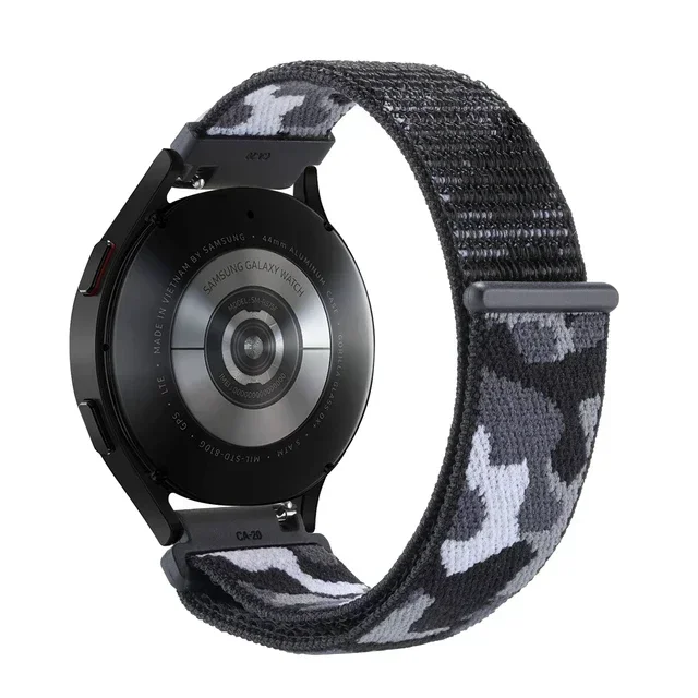 Verstelbare Nylon Sportband voor Smartwatch 20mm 22mm Ademend Polsband Sporthorloge Lichtgewicht Fitness | Sansoti