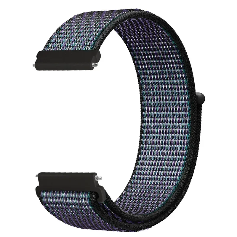 Verstelbare Nylon Sportband voor Smartwatch 20mm 22mm Ademend Polsband Sporthorloge Lichtgewicht Fitness | Sansoti