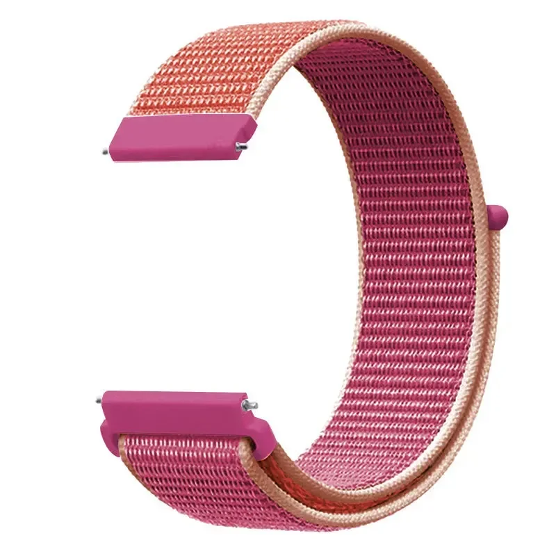 Verstelbare Nylon Sportband voor Smartwatch 20mm 22mm Ademend Polsband Sporthorloge Lichtgewicht Fitness | Sansoti