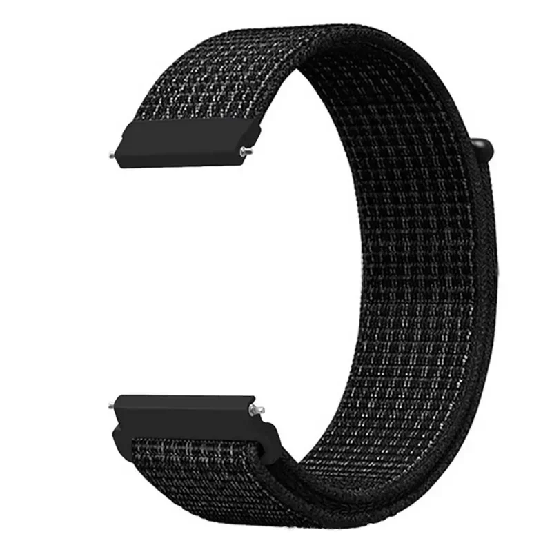 Verstelbare Nylon Sportband voor Smartwatch 20mm 22mm Ademend Polsband Sporthorloge Lichtgewicht Fitness | Sansoti