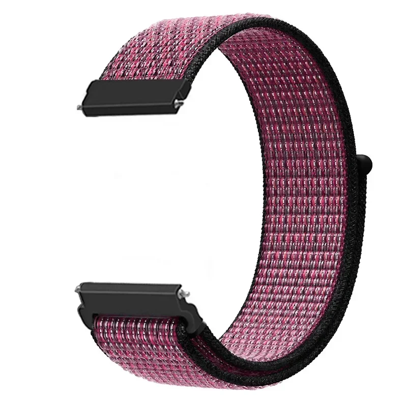 Verstelbare Nylon Sportband voor Smartwatch 20mm 22mm Ademend Polsband Sporthorloge Lichtgewicht Fitness | Sansoti