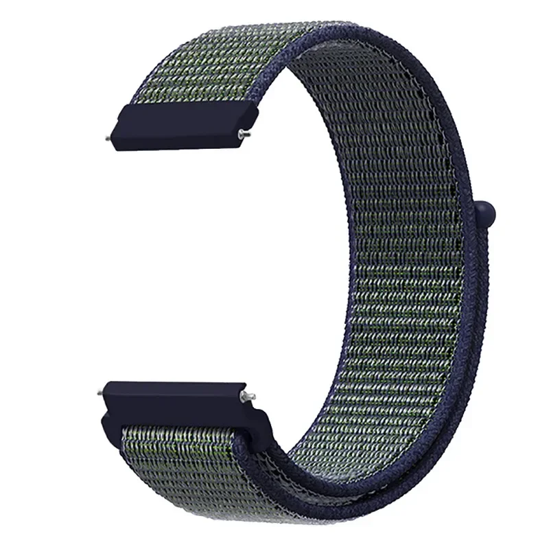 Verstelbare Nylon Sportband voor Smartwatch 20mm 22mm Ademend Polsband Sporthorloge Lichtgewicht Fitness | Sansoti