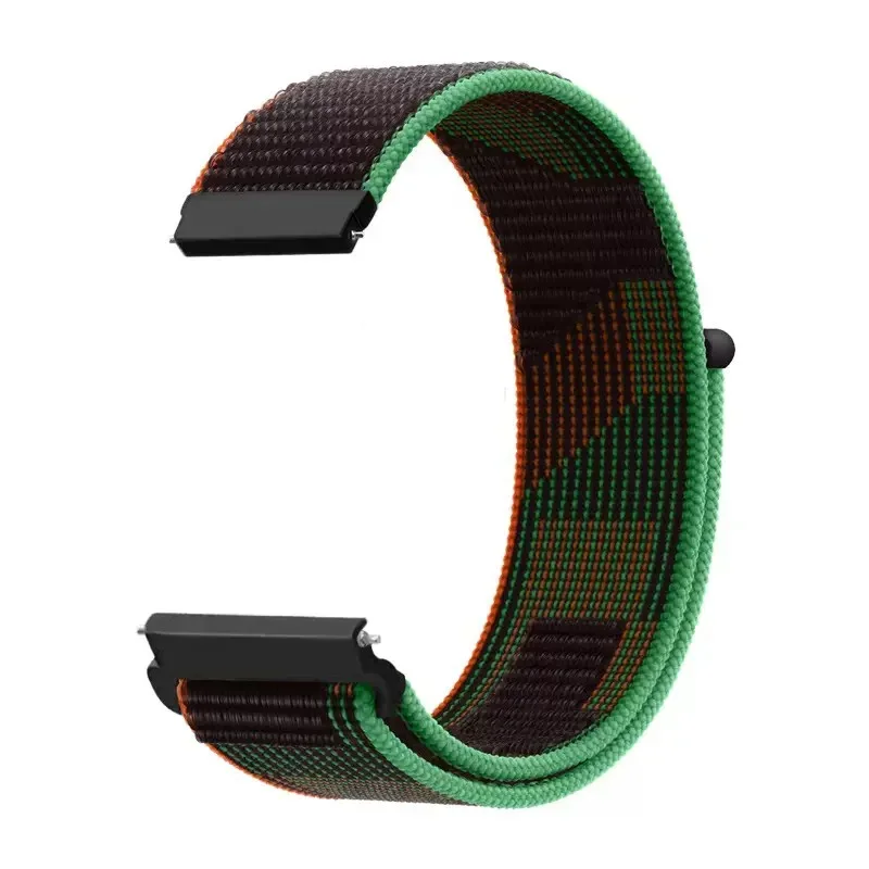 Verstelbare Nylon Sportband voor Smartwatch 20mm 22mm Ademend Polsband Sporthorloge Lichtgewicht Fitness | Sansoti