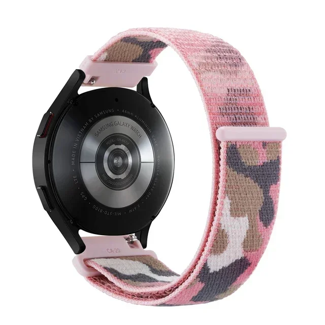 Verstelbare Nylon Sportband voor Smartwatch 20mm 22mm Ademend Polsband Sporthorloge Lichtgewicht Fitness | Sansoti