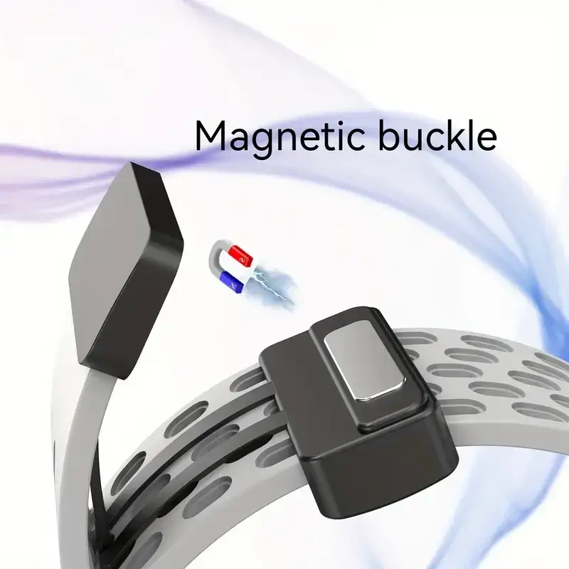 Siliconen Smartwatch Bandje Ademend Magnetisch 38-49mm Verstelbaar Polsband Sport Actief Dagelijks Gebruik | Sansoti