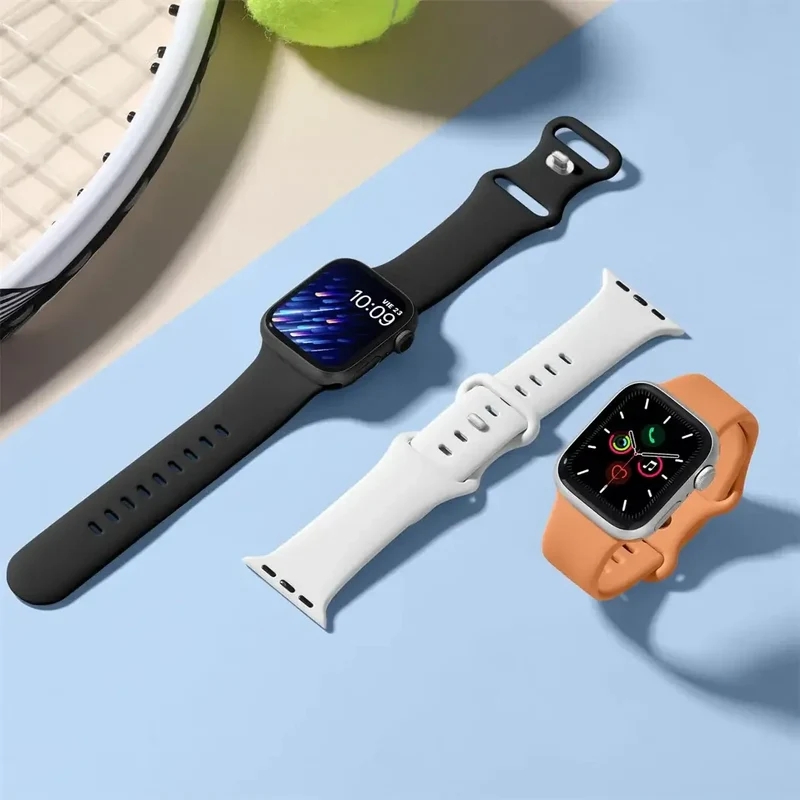 Siliconen Smartwatchband Waterbestendig Flexibel Sportbandje Zachte Horlogeband voor Actief Dagelijks Gebruik | Sansoti