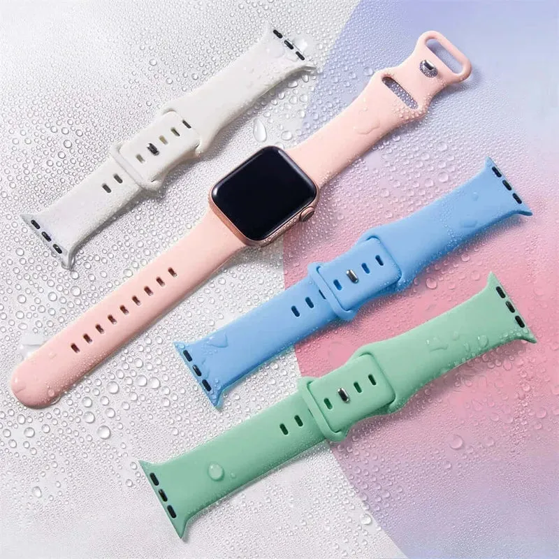 Siliconen Smartwatchband Waterbestendig Flexibel Sportbandje Zachte Horlogeband voor Actief Dagelijks Gebruik | Sansoti