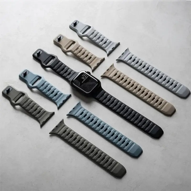 Siliconen Smartwatch Bandje Zachte Pasvorm Verstelbaar Waterdicht Sport Casual Dagelijks Gebruik Horloge | Sansoti