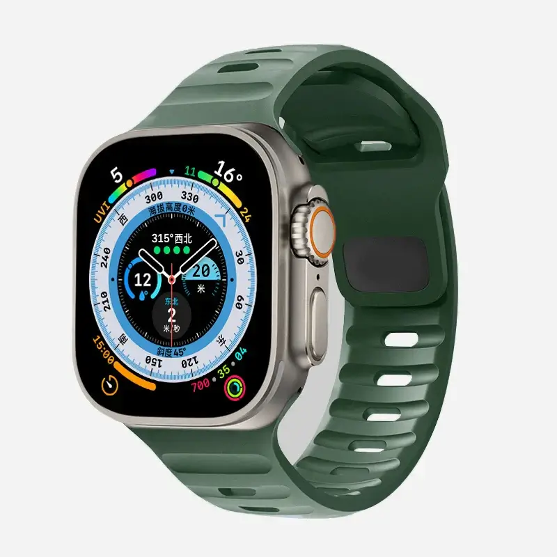 Siliconen Smartwatch Bandje Zachte Pasvorm Verstelbaar Waterdicht Sport Casual Dagelijks Gebruik Horloge | Sansoti