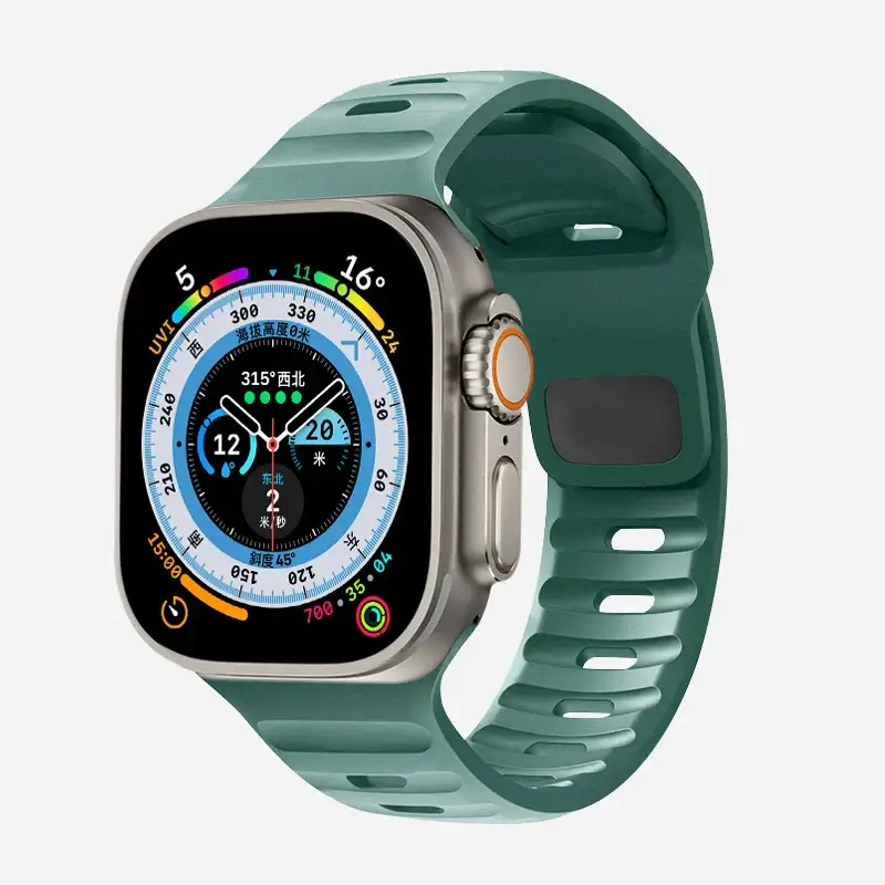 Siliconen Smartwatch Bandje Zachte Pasvorm Verstelbaar Waterdicht Sport Casual Dagelijks Gebruik Horloge | Sansoti
