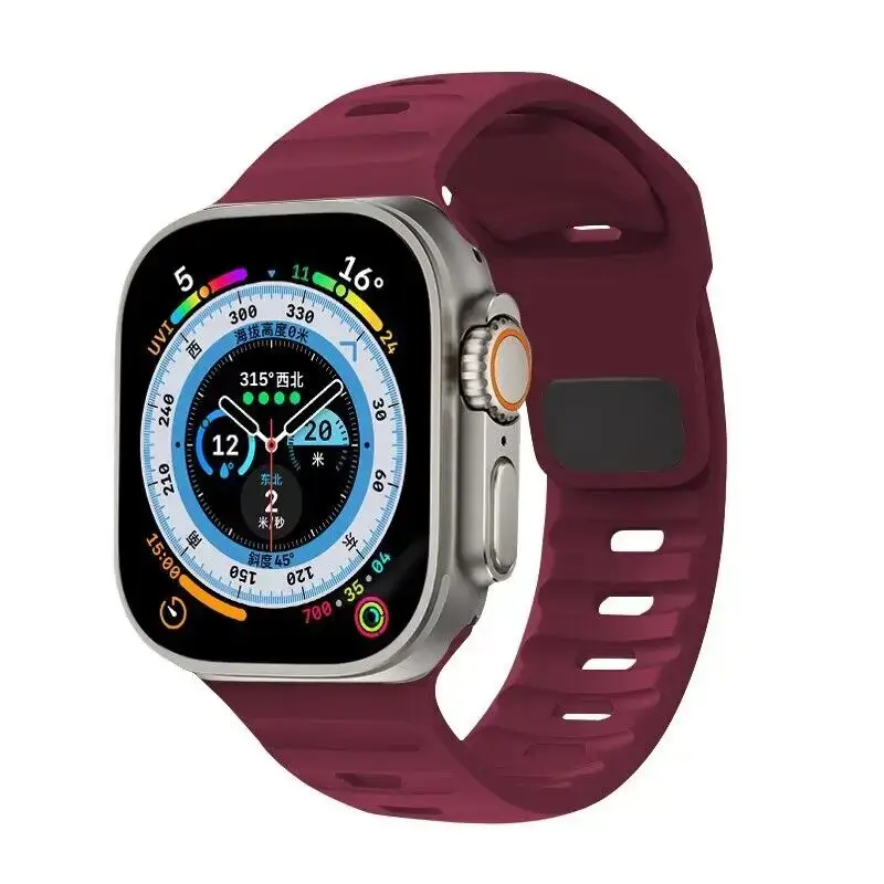 Siliconen Smartwatch Bandje Zachte Pasvorm Verstelbaar Waterdicht Sport Casual Dagelijks Gebruik Horloge | Sansoti