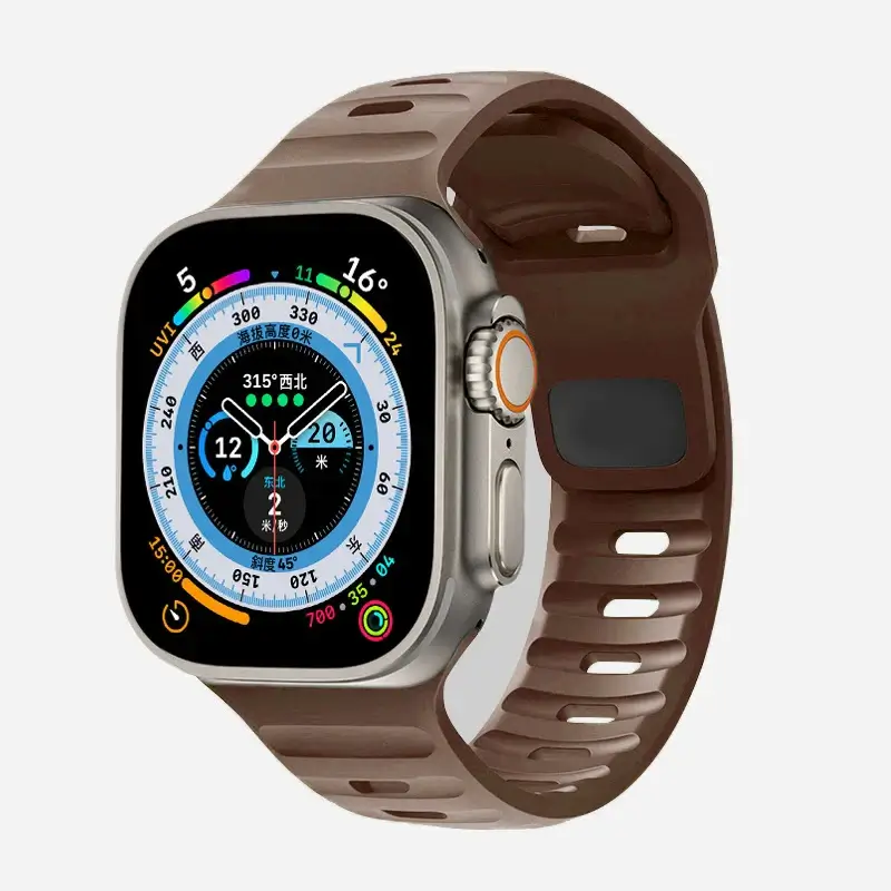 Siliconen Smartwatch Bandje Zachte Pasvorm Verstelbaar Waterdicht Sport Casual Dagelijks Gebruik Horloge | Sansoti