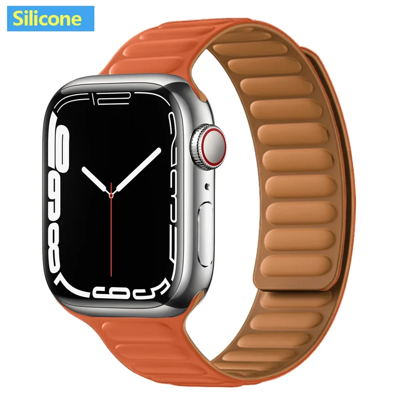 Leren Horlogeband met Magnetische Sluiting 38-49mm Verstelbaar Smartwatch Accessoire Polsband Stijlvol | Sansoti