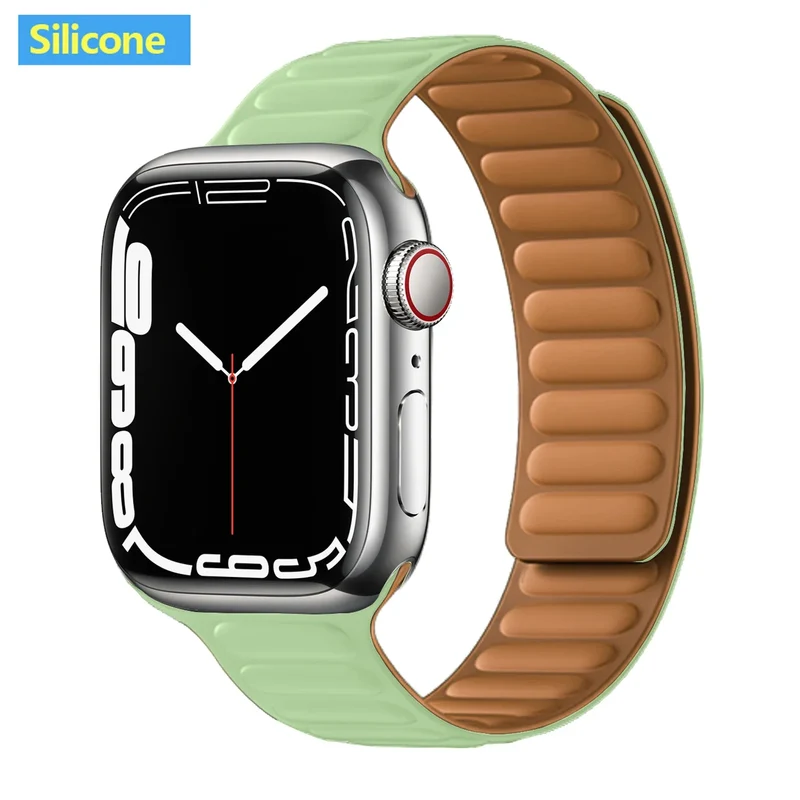 Leren Horlogeband met Magnetische Sluiting 38-49mm Verstelbaar Smartwatch Accessoire Polsband Stijlvol | Sansoti