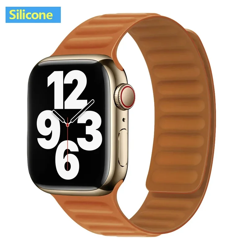 Leren Horlogeband met Magnetische Sluiting 38-49mm Verstelbaar Smartwatch Accessoire Polsband Stijlvol | Sansoti