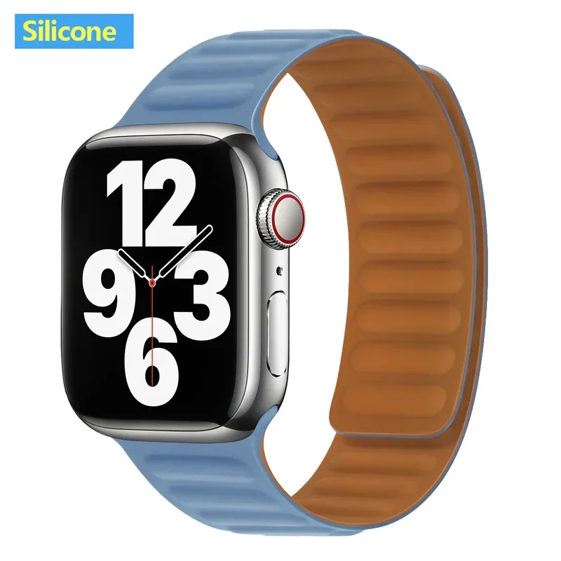 Leren Horlogeband met Magnetische Sluiting 38-49mm Verstelbaar Smartwatch Accessoire Polsband Stijlvol | Sansoti