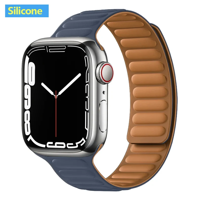 Leren Horlogeband met Magnetische Sluiting 38-49mm Verstelbaar Smartwatch Accessoire Polsband Stijlvol | Sansoti