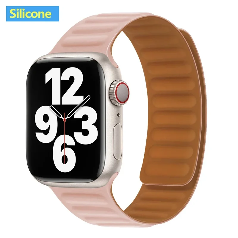 Leren Horlogeband met Magnetische Sluiting 38-49mm Verstelbaar Smartwatch Accessoire Polsband Stijlvol | Sansoti