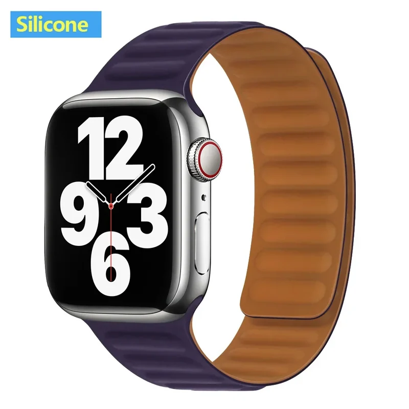 Leren Horlogeband met Magnetische Sluiting 38-49mm Verstelbaar Smartwatch Accessoire Polsband Stijlvol | Sansoti