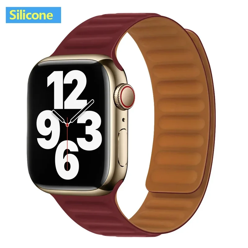 Leren Horlogeband met Magnetische Sluiting 38-49mm Verstelbaar Smartwatch Accessoire Polsband Stijlvol | Sansoti