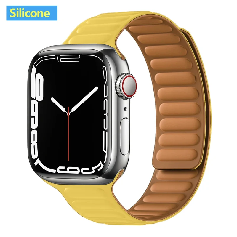 Leren Horlogeband met Magnetische Sluiting 38-49mm Verstelbaar Smartwatch Accessoire Polsband Stijlvol | Sansoti