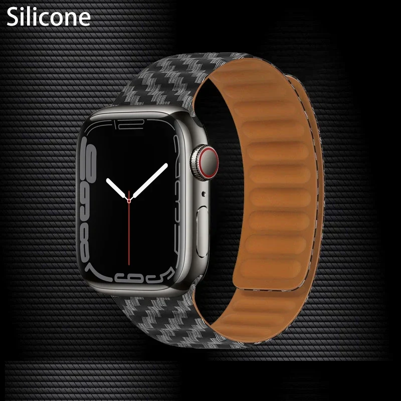 Leren Horlogeband met Magnetische Sluiting 38-49mm Verstelbaar Smartwatch Accessoire Polsband Stijlvol | Sansoti