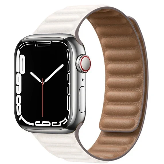 Leren Horlogeband met Magnetische Sluiting 38-49mm Verstelbaar Smartwatch Accessoire Polsband Stijlvol | Sansoti