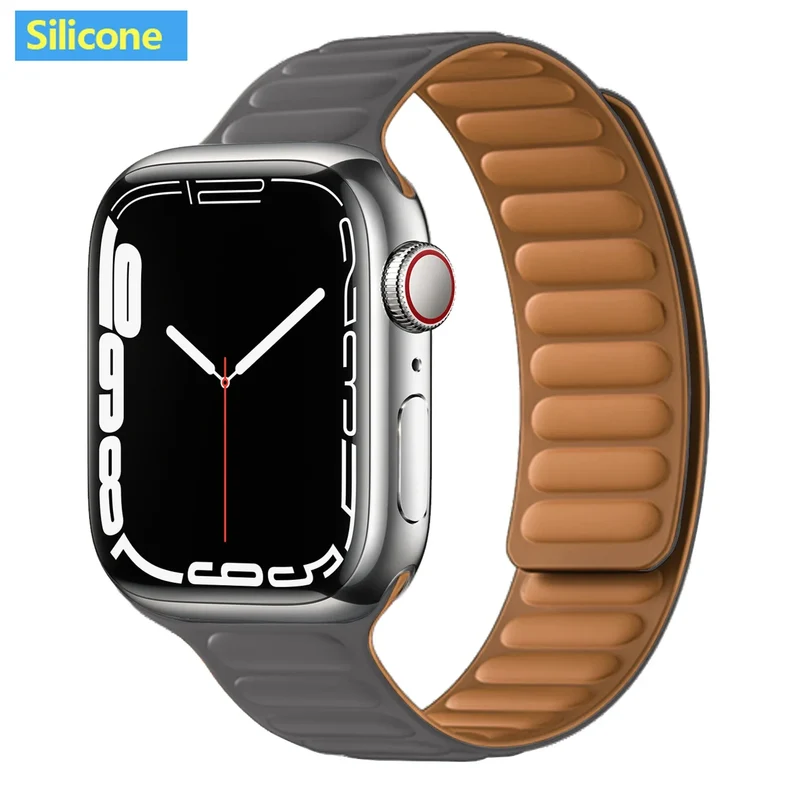 Leren Horlogeband met Magnetische Sluiting 38-49mm Verstelbaar Smartwatch Accessoire Polsband Stijlvol | Sansoti