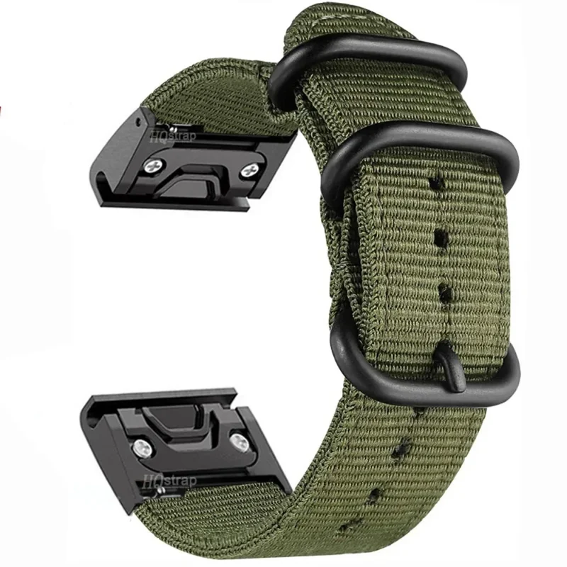 Nylon Smartwatchband Canvas Textuur 22mm 26mm Verstelbaar Sportief Lichtgewicht Comfortabel Horlogebandje | Sansoti