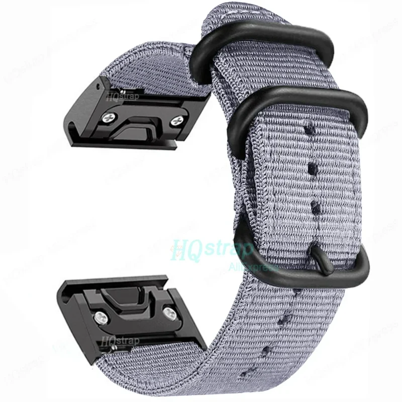 Nylon Smartwatchband Canvas Textuur 22mm 26mm Verstelbaar Sportief Lichtgewicht Comfortabel Horlogebandje | Sansoti