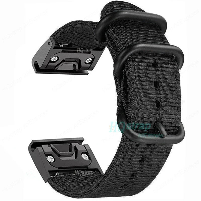 Nylon Smartwatchband Canvas Textuur 22mm 26mm Verstelbaar Sportief Lichtgewicht Comfortabel Horlogebandje | Sansoti