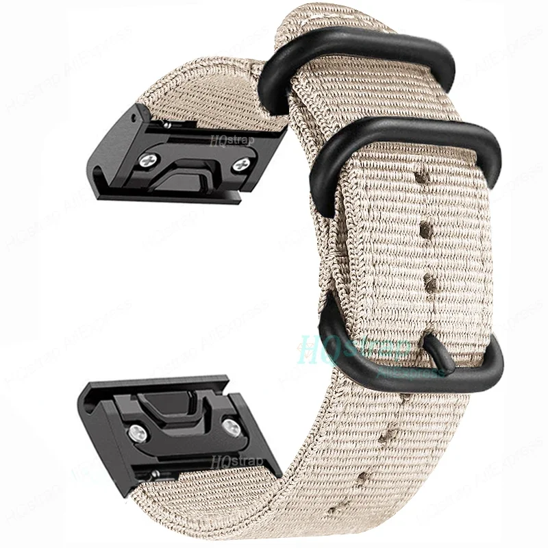 Nylon Smartwatchband Canvas Textuur 22mm 26mm Verstelbaar Sportief Lichtgewicht Comfortabel Horlogebandje | Sansoti