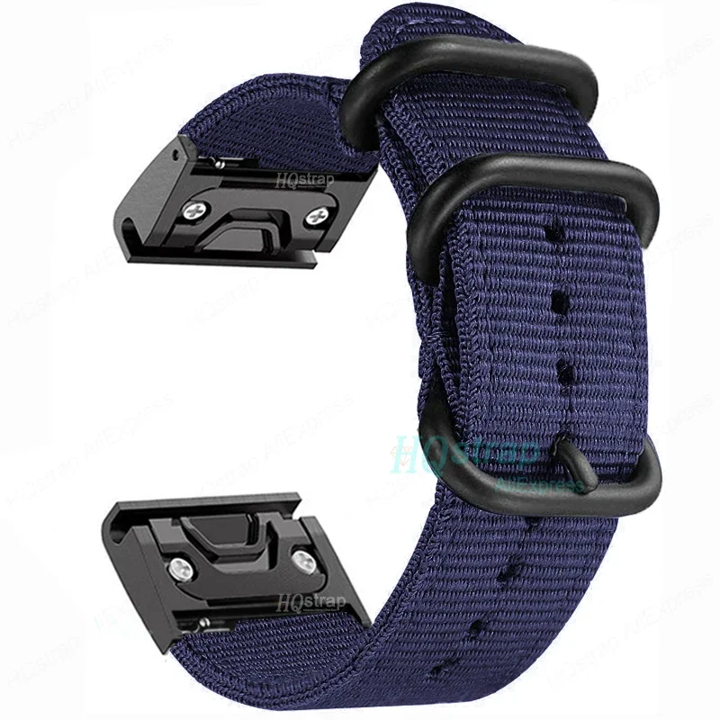 Nylon Smartwatchband Canvas Textuur 22mm 26mm Verstelbaar Sportief Lichtgewicht Comfortabel Horlogebandje | Sansoti