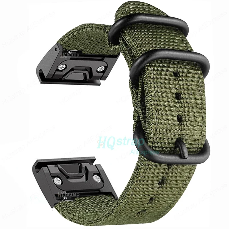 Nylon Smartwatchband Canvas Textuur 22mm 26mm Verstelbaar Sportief Lichtgewicht Comfortabel Horlogebandje | Sansoti