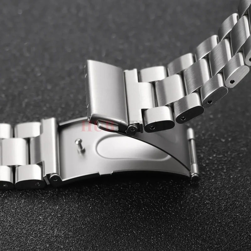 Roestvrij Stalen Smartwatch Horlogeband 40mm 44mm 46mm Verstelbaar Metalen Polsband Modern Design Unisex | Sansoti
