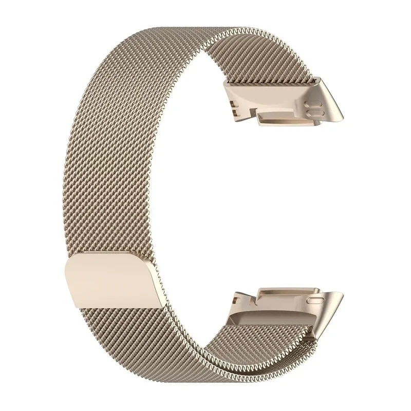 Magnetische Mesh Smartwatch Band voor Actieve Tracking Horloges RVS Verstelbaar Stijlvol Metalen Polsband | Sansoti