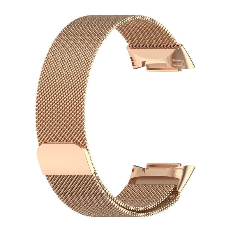 Magnetische Mesh Smartwatch Band voor Actieve Tracking Horloges RVS Verstelbaar Stijlvol Metalen Polsband | Sansoti