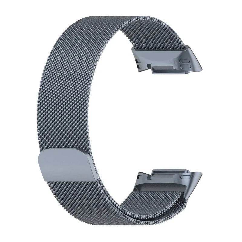 Magnetische Mesh Smartwatch Band voor Actieve Tracking Horloges RVS Verstelbaar Stijlvol Metalen Polsband | Sansoti