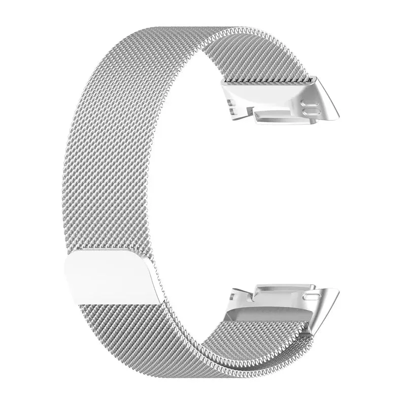 Magnetische Mesh Smartwatch Band voor Actieve Tracking Horloges RVS Verstelbaar Stijlvol Metalen Polsband | Sansoti