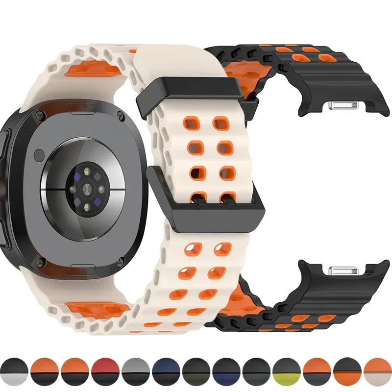 Siliconen Sportbandje voor Smartwatch met Ademende Perforatie Waterdicht Design Fitness Polsband Verstelbaar | Sansoti