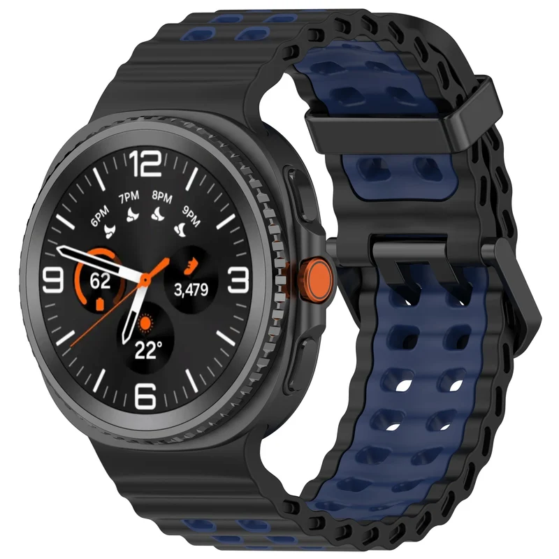 Siliconen Sportbandje voor Smartwatch met Ademende Perforatie Waterdicht Design Fitness Polsband Verstelbaar | Sansoti