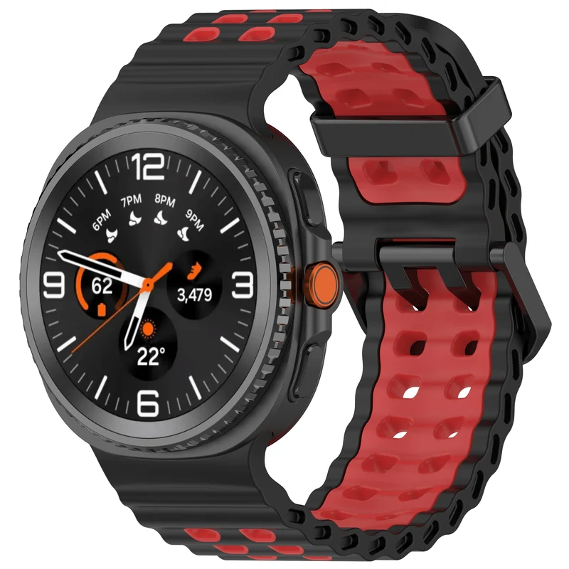 Siliconen Sportbandje voor Smartwatch met Ademende Perforatie Waterdicht Design Fitness Polsband Verstelbaar | Sansoti