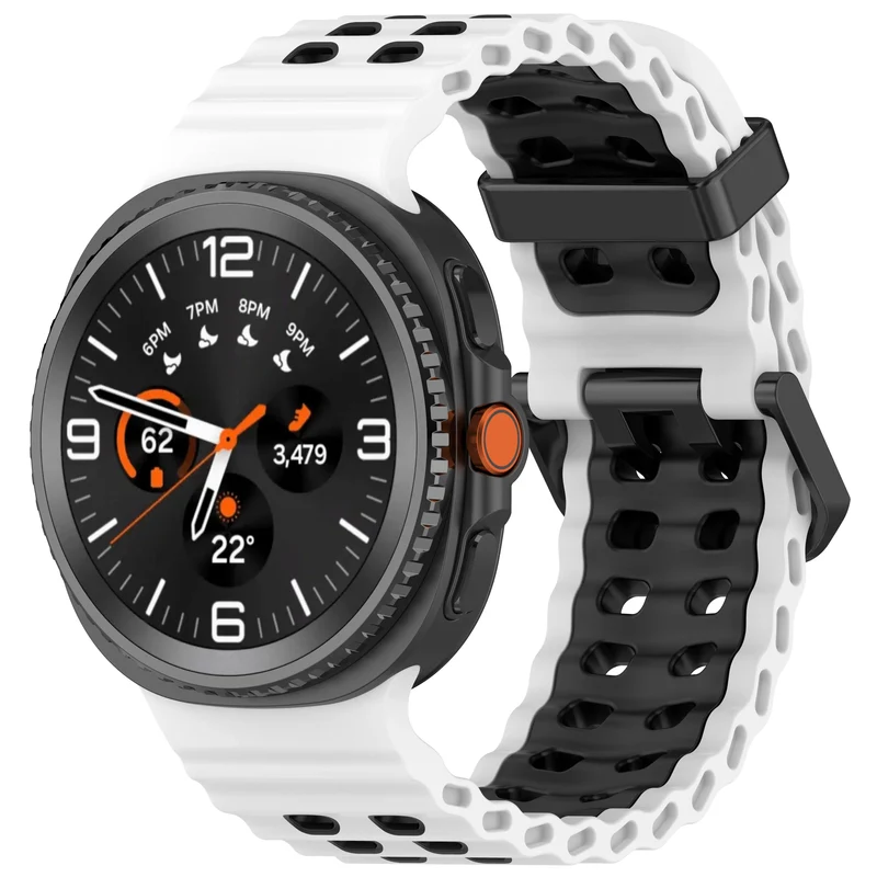 Siliconen Sportbandje voor Smartwatch met Ademende Perforatie Waterdicht Design Fitness Polsband Verstelbaar | Sansoti