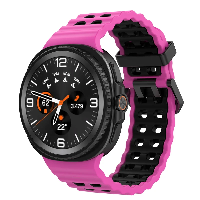 Siliconen Sportbandje voor Smartwatch met Ademende Perforatie Waterdicht Design Fitness Polsband Verstelbaar | Sansoti