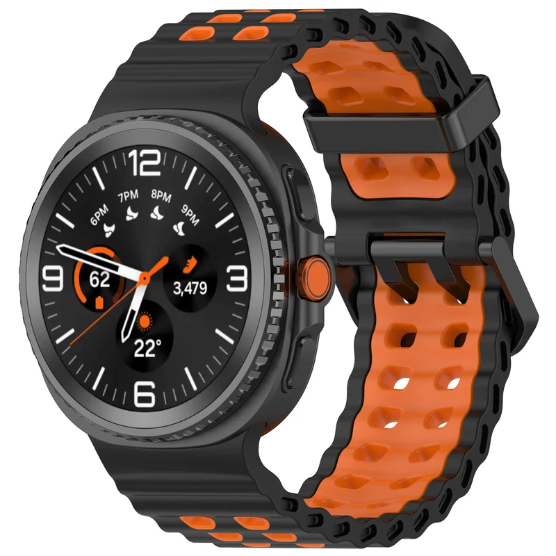 Siliconen Sportbandje voor Smartwatch met Ademende Perforatie Waterdicht Design Fitness Polsband Verstelbaar | Sansoti