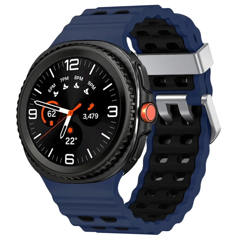 Siliconen Sportbandje voor Smartwatch met Ademende Perforatie Waterdicht Design Fitness Polsband Verstelbaar | Sansoti