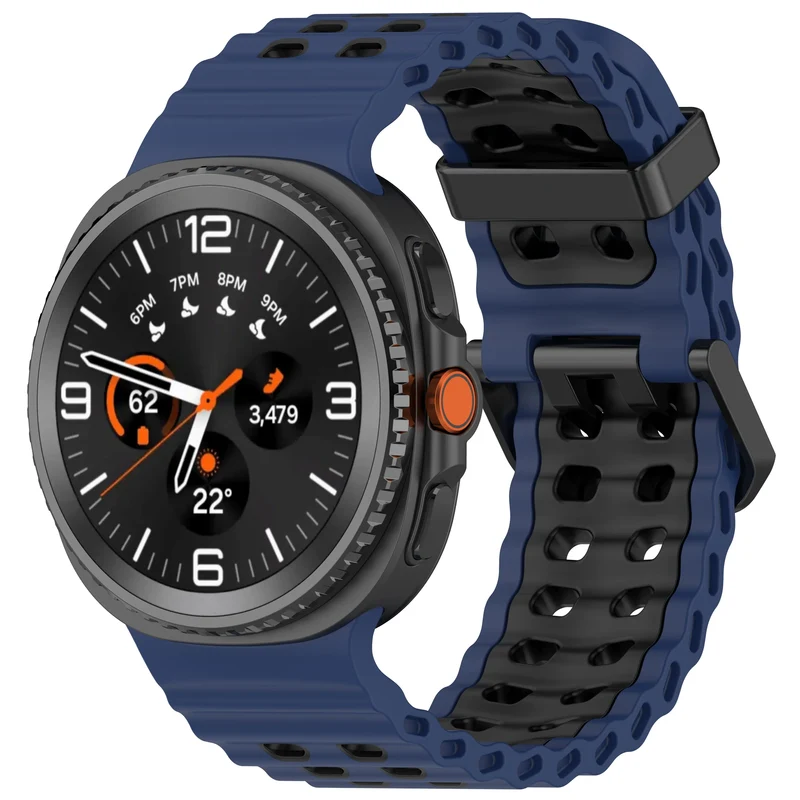 Siliconen Sportbandje voor Smartwatch met Ademende Perforatie Waterdicht Design Fitness Polsband Verstelbaar | Sansoti