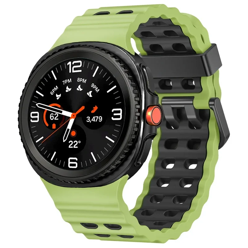 Siliconen Sportbandje voor Smartwatch met Ademende Perforatie Waterdicht Design Fitness Polsband Verstelbaar | Sansoti